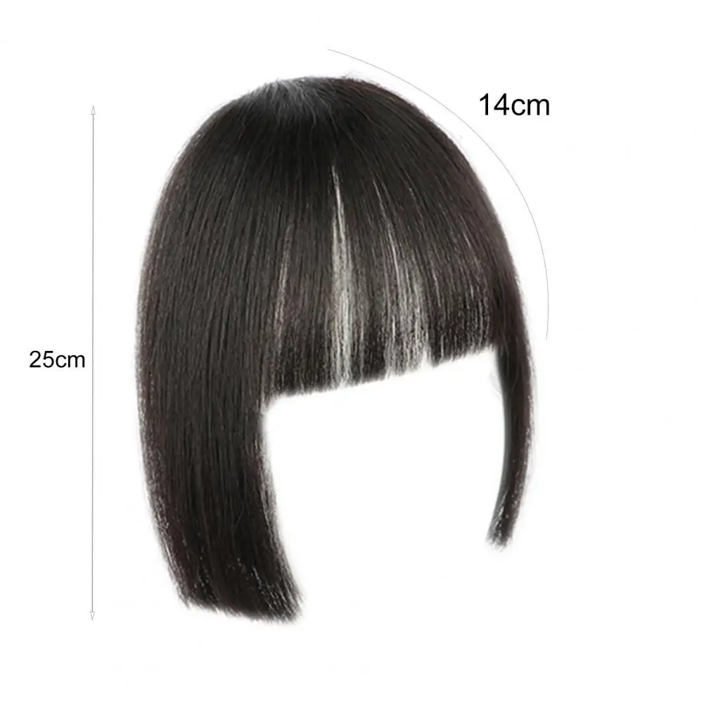 Extensions Bangs Natural Match Well Wig Bangs High Temperature Fiber Flat Bangs Princess Hime Cut Fake Hair for Outfit