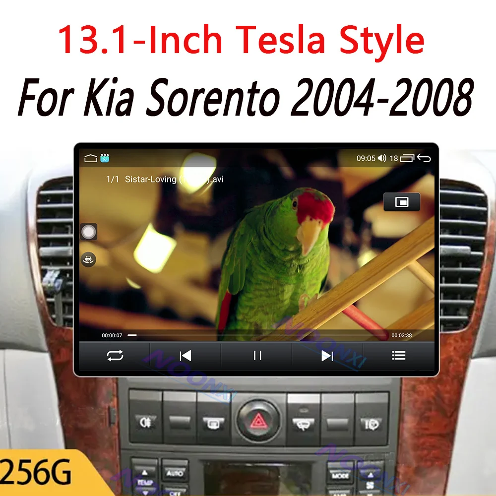 For Kia Sorento 2004-2008 All In One Car Radio 2 K Screen 1920x1200 RES Intelligent Android 13 System GPS Carplay 13.1 inch