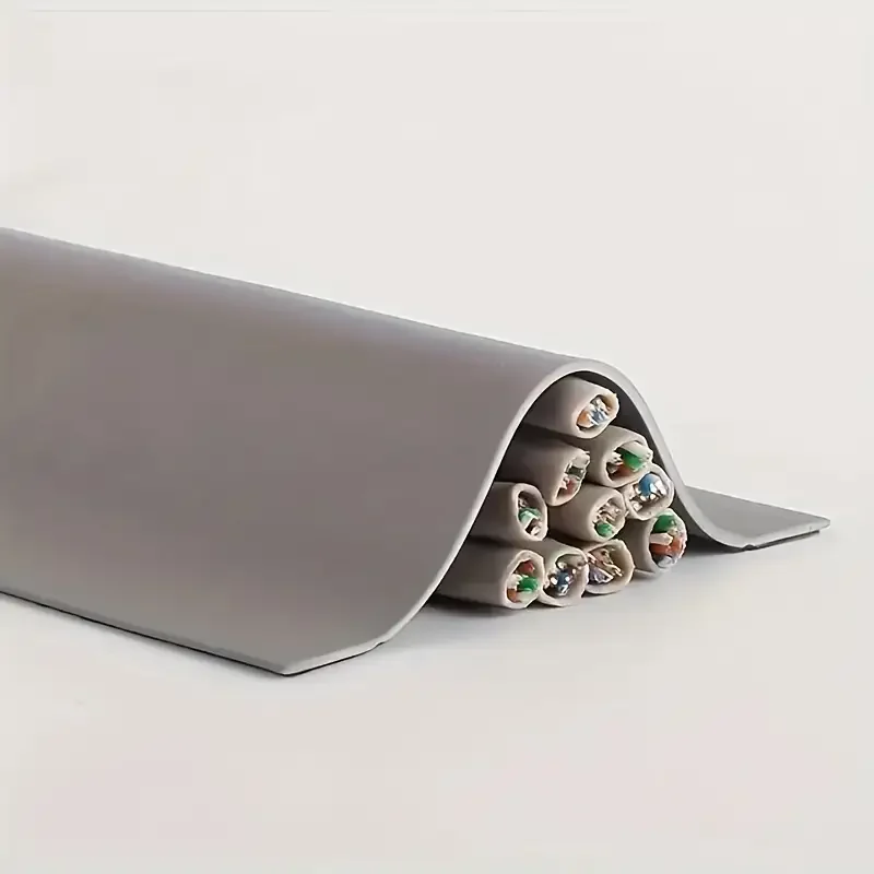 1pc 3 meters/118.11in Self-Adhesive Cable Management Channels, Cable Cover Strips for Home, Suitable for Invisible Cable