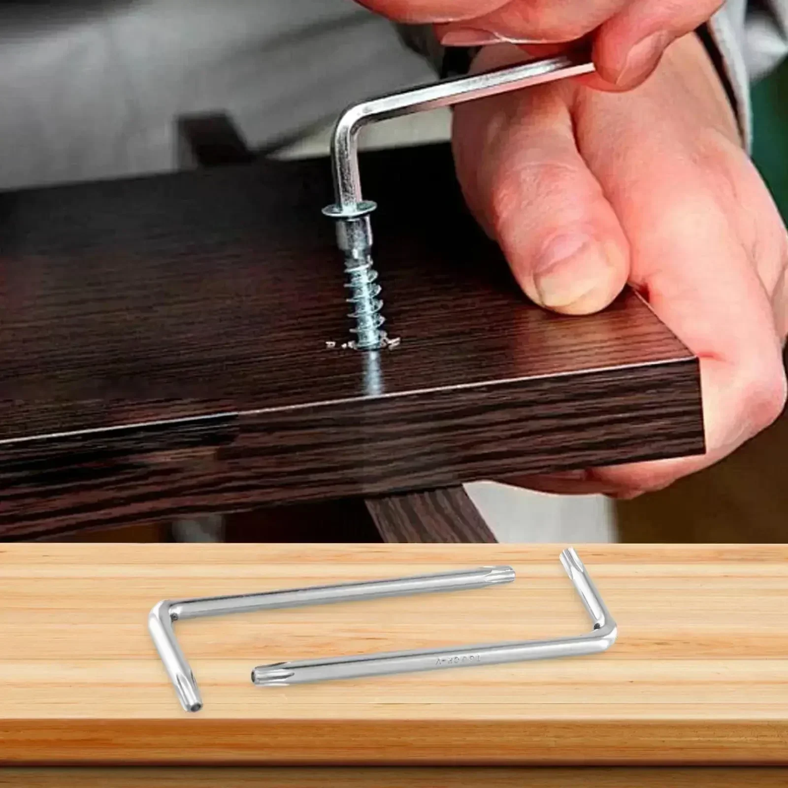 2pcs Torx 스크루 드라이버 T30 T20 T25 T15 더블 엔드 양방향 미니 Torx 스크루 드라이버 합금강 스크류 드라이버 스패너 렌치 도구