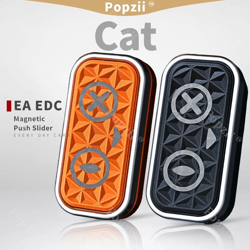 EA EDC Cat Lite EDC Mechanical Magnet Fidget Slider Adult Fidgeting toys Office Stress Relief Gadgets Anxiety Toys