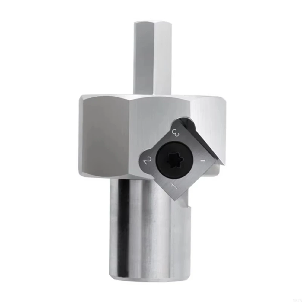 ABGG-Strumento per modellare la lavorazione del legno Benche Foro per cani Smusso Alesatore 20Mm + 19Mm Gambo in lega di alluminio Trapano elettrico Trimmer