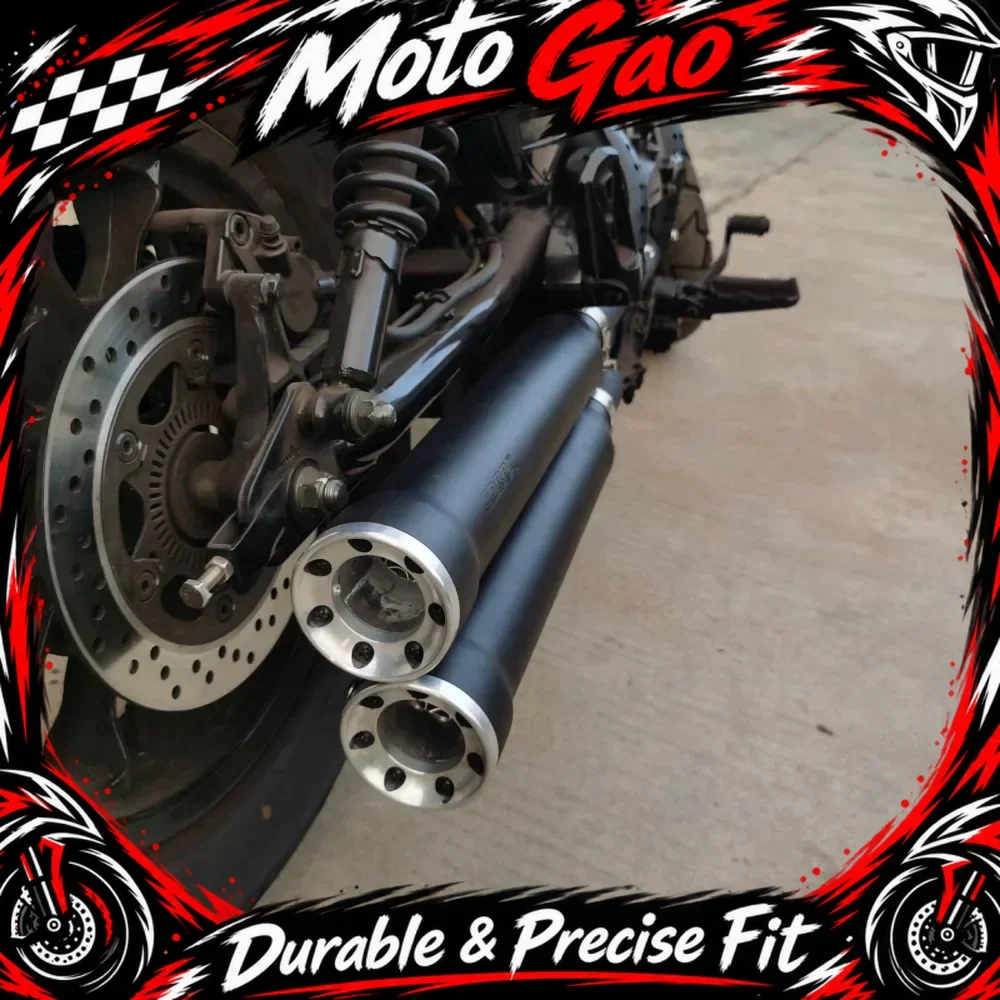 【Precise Fit】For HYOSUNG GV300s gv300s gvs300 300gvs motorcycle modified exhaust pipe retro straight row horseshoe sound