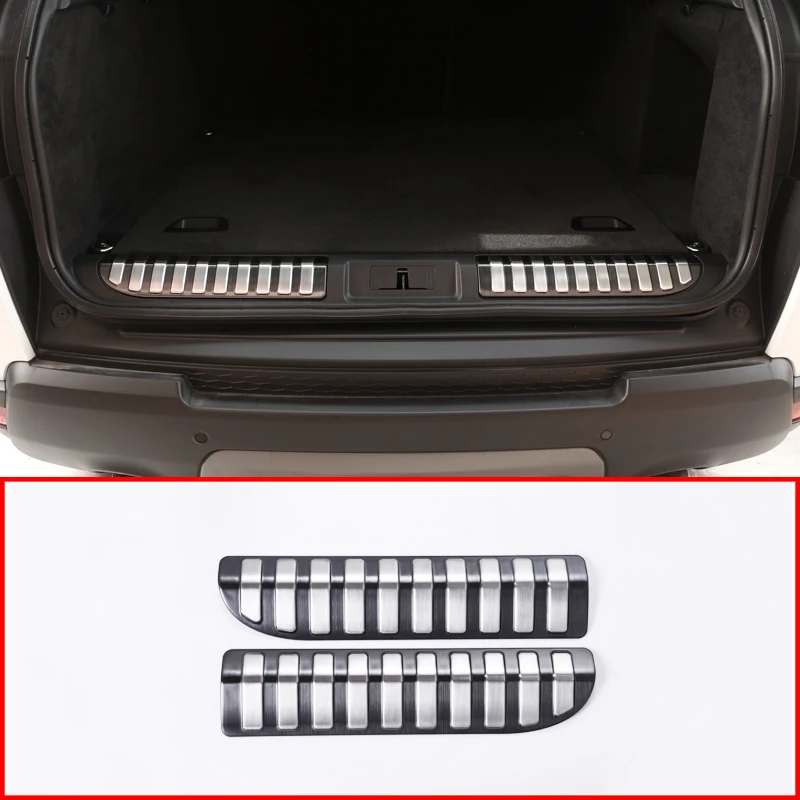 Car Accessories  Stainless Steel Built-In Back Guard Trim For Land Rover Range Rover Sport 2014-2018