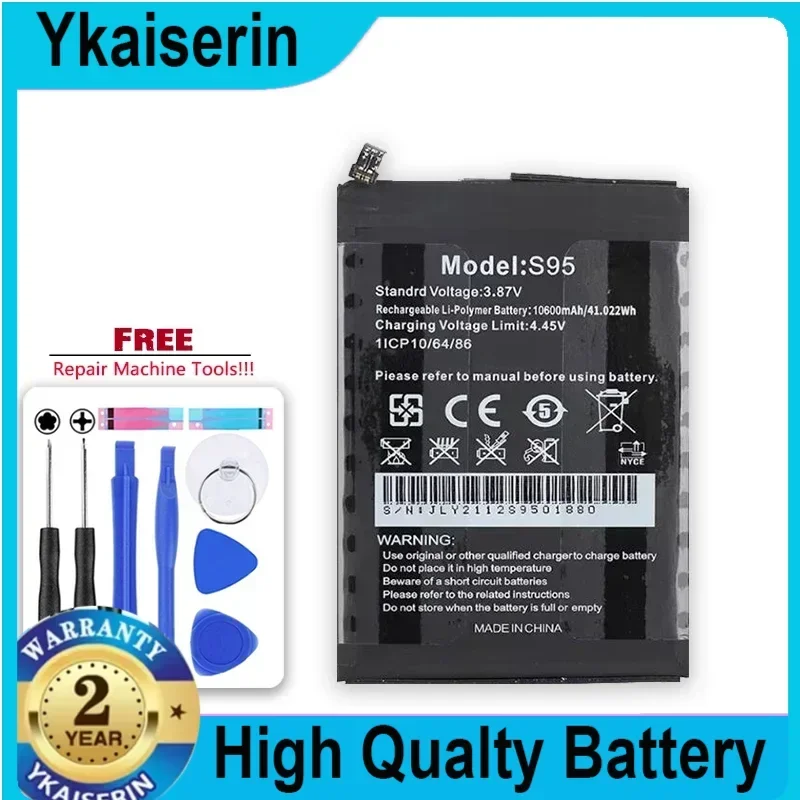 

10600mAh Replacement Battery S95 for OUKITEL WP16 Portable Mobile Phone Batteries Warranty + Track Code