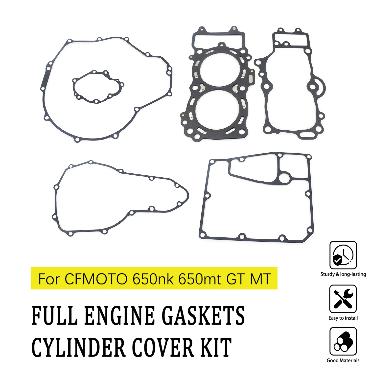 Accessories Moto Full Engine Gaskets Cylinder Cover Kit For CFMOTO 650NK 650MT 650GT GT650 Motorcycle Parts