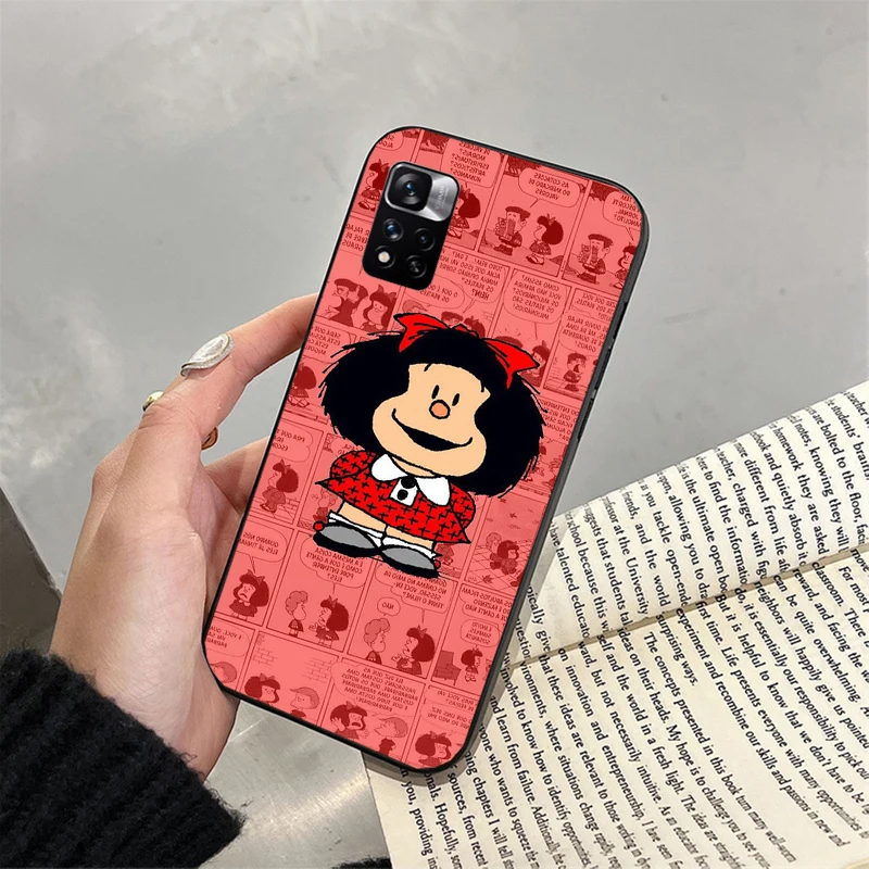 

Phone Case For Xiaomi Redmi note 13 12 11 10 Pro 12S 11S 10S Redmi 10 9C 13C 10C Mafalda
