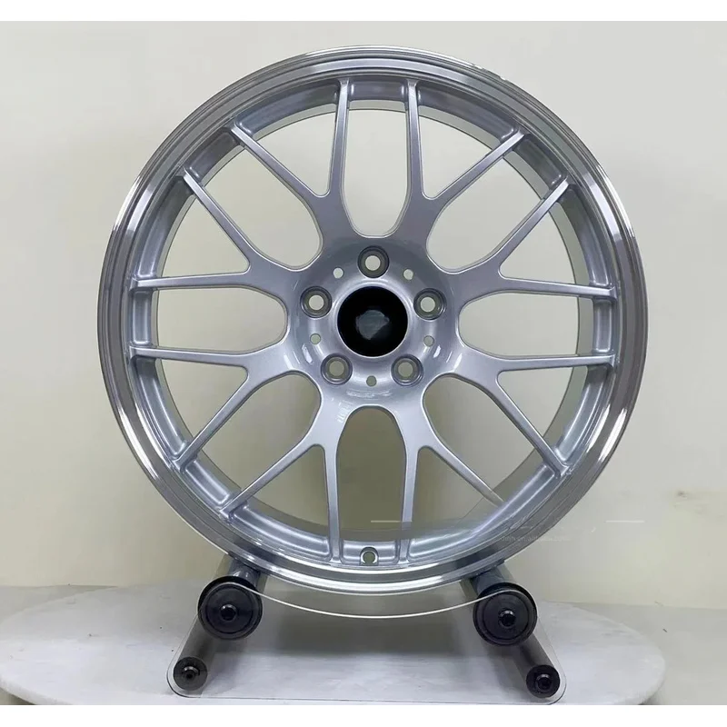 Car Accessories Silver Deep Lip Forged Monoblock Wheel 17/18/19/20/22 Inch 5x112/5x114.3/5x120/120.65 Vehicle Rims