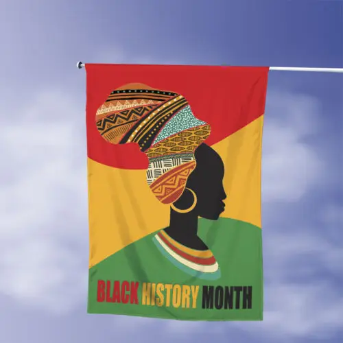 Black History Month Flag, Juneteenth 1865 Flag, Black Independence Day Flag