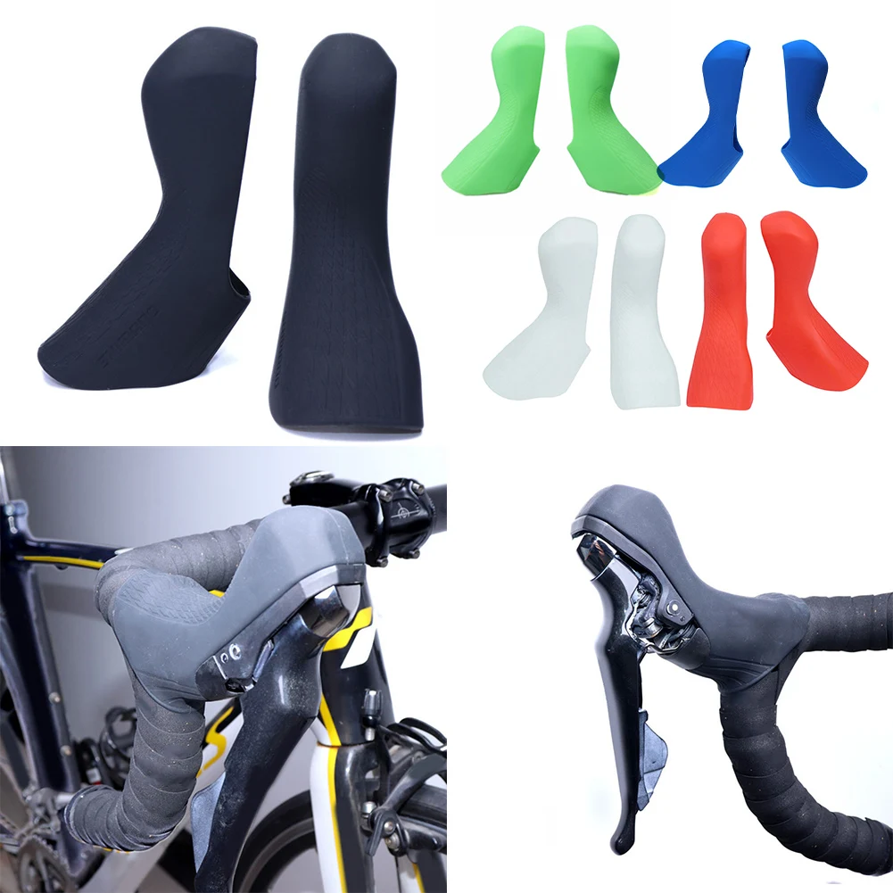 

ST R8020 Accessories Bicycle Gear Shift Covers Outdoor Adventure Weather Resistant Brake Lever Hoods Non-slip Grip Design