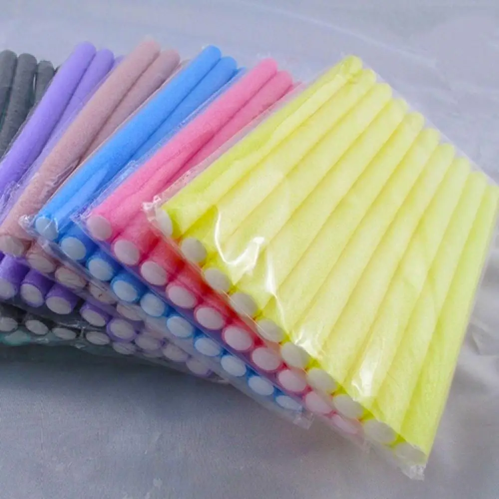 Soft DIY Curler 10 Pcs Foam Bendy Twist Sticks Hair Design Maker Curls Roller Tool