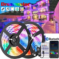 20M WS2812B LED Strip for Room RGBIC Smart Light Strips Bluetooth Control Luces Luminous Decor 5050SMD Dreamcolor Lamp