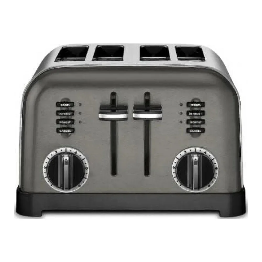 

4 Slice Metal Classic Toaster, New, CPT-180BKSP1