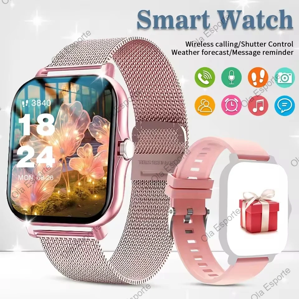 

Новые умные часы 2025 года, 1,3-дюймовый HD-дисплей, Bluetooth-вызов, оповещение о сообщении, спортивный режим, умные часы для мужчин и женщин, наручные часы, подарки