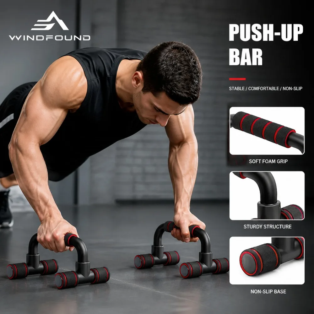 Portable Push-up Stands Push-up Support Aids Home Fitness Equipment Suitable for Indoor and Patio Use