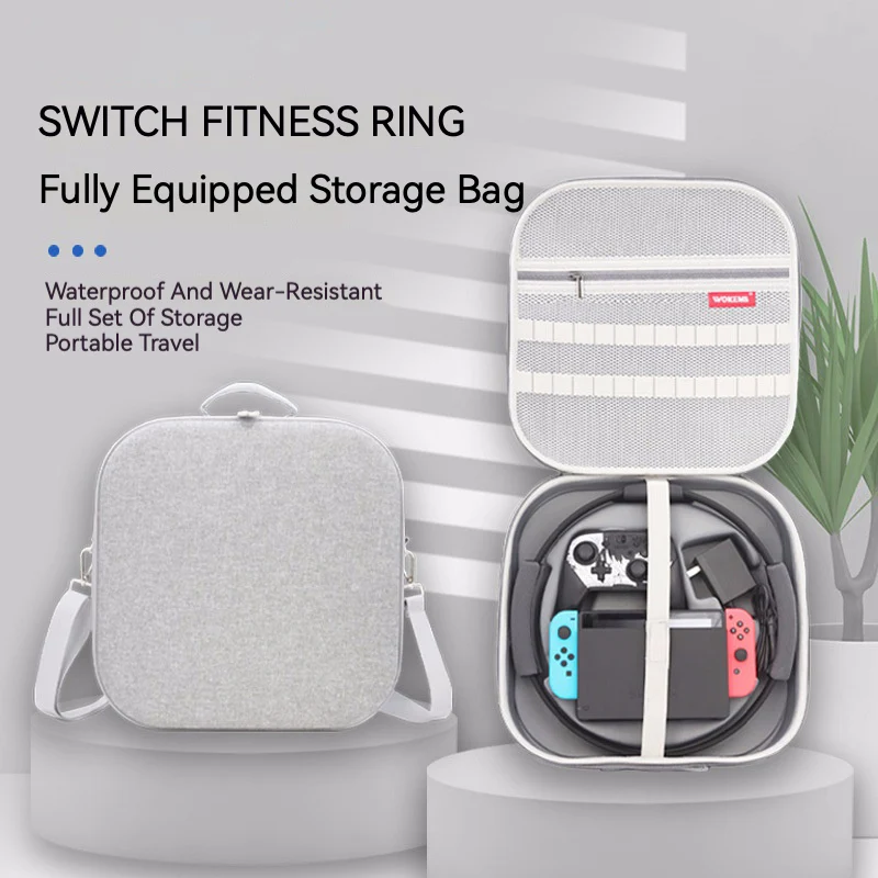 Suitable For Nintendo Switch Fitness Ring Storage Bag Accessories Portable Hard Shell Switcholed Protection Box