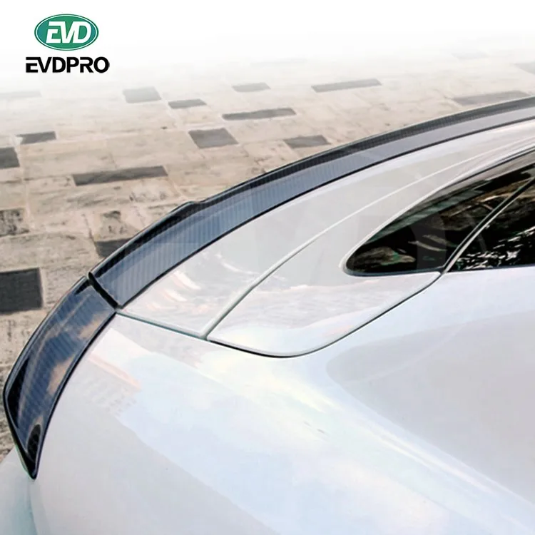 

For Porsche Taycan 2019-2022 PT Style Dry Carbon Fiber Trunk Spoiler