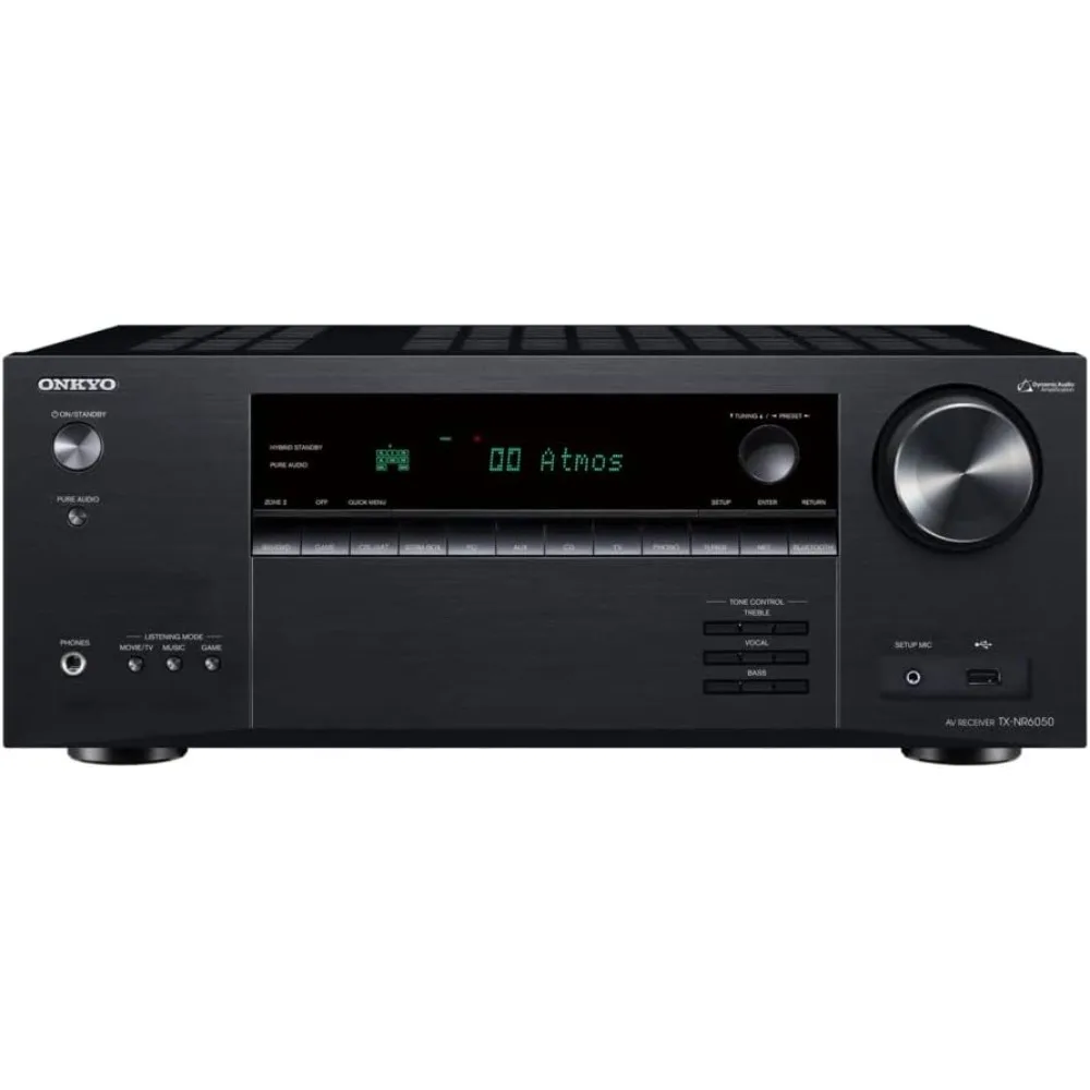 7.2-Channel Network Home Theater Smart AV Receiver 8K/60, 4K/120Hz