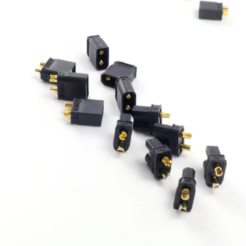 

10 шт. XT-30U мужские и женские пулевидные разъемы для радиоуправляемого мультироторного самолета, литиевая батарея с фиксированным крылом ESC