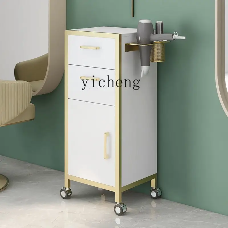 

ZK barber shop cabinet hair salon hair cutting cabinet tool table tool cabinet shelf beauty salon special trolley