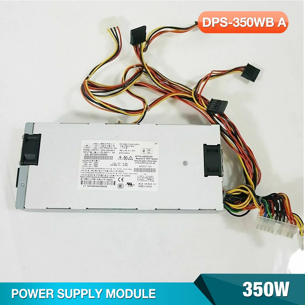 DPS-350WB A Pour HP DL120G5 Serveur Alimentation 468303-001 480507-001 350W