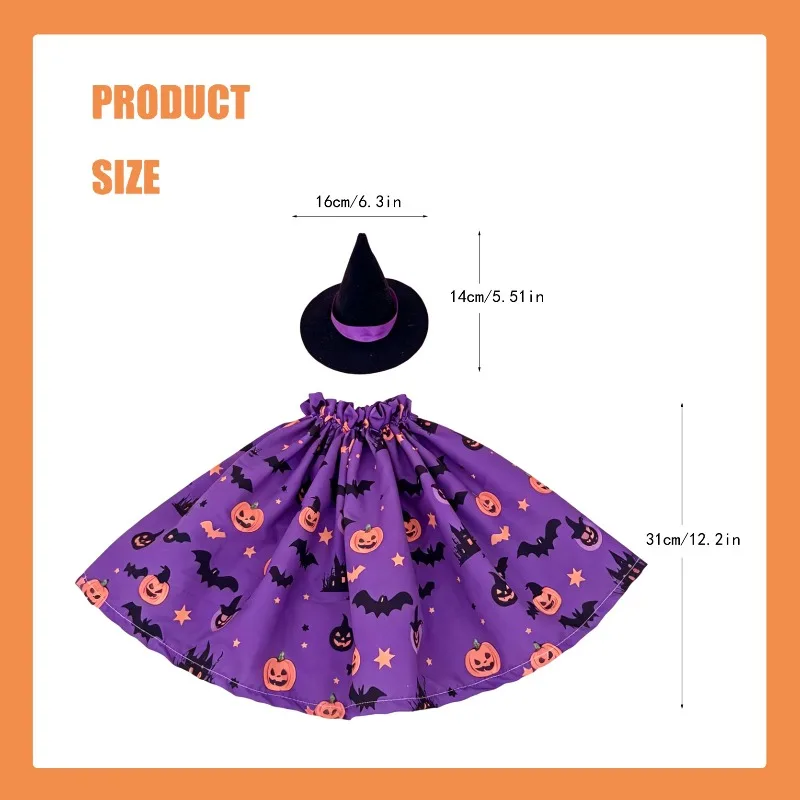 Event and Party Supplies Halloween Porch Goose Costume Pumpkin Yard Statue Goose Holiday Dress Up Set