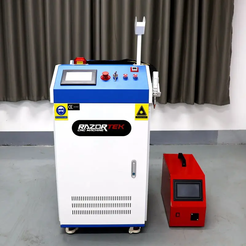 Razortek Handheld Fiber Laser welding machine 1kw 1.5kw 2kw laser welder cutter cleaner 4in1 for metal