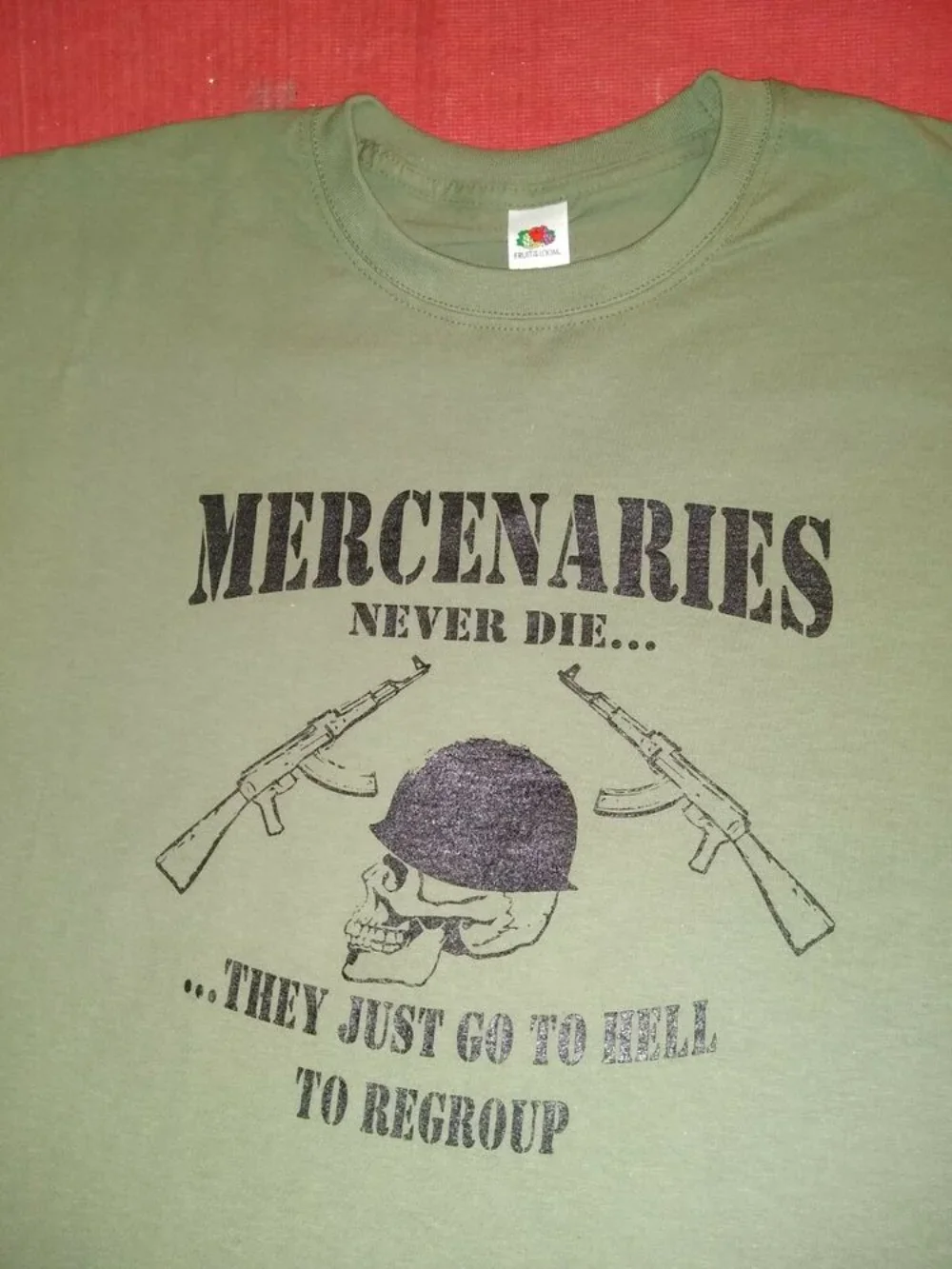 

Mercenaries Never Die - Мужская футболка French Legion Etrangere с коротким рукавом, повседневная футболка из 100% хлопка с круглым вырезом