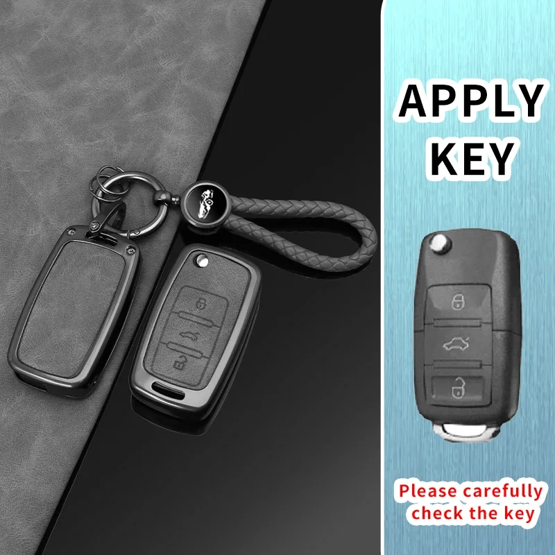 Car Key Case Cover for VW Polo Jetta Tiguan Passat Golf Beetle Scirocco Skoda Octavia Fabia Seat Ibiza Leon Auto Accessaries