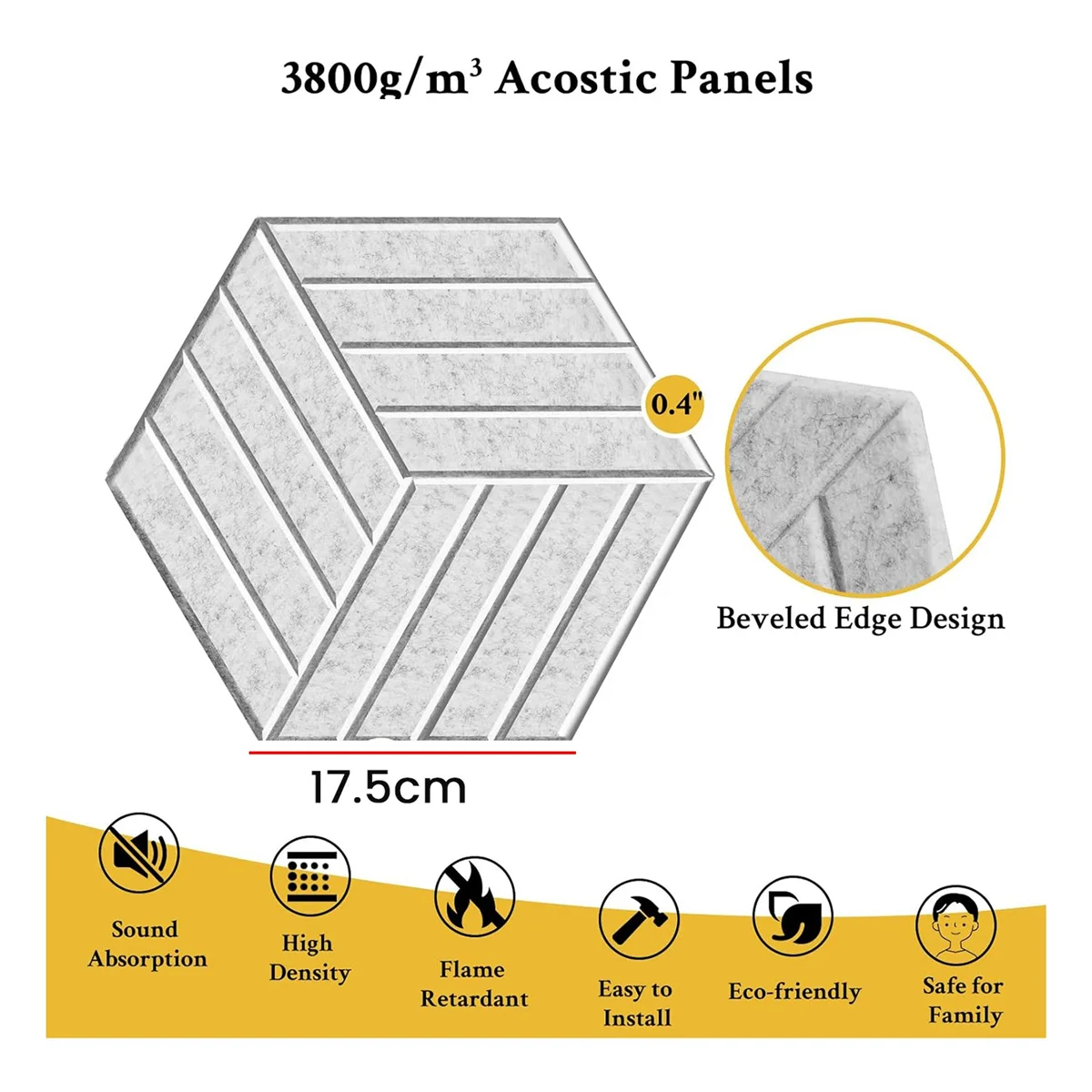 12 Pack Self Adhesive Acoustic Panels Soundproof Wall Panels,Sound Proof Foam Panels for Noise Absorbing Silver Gray