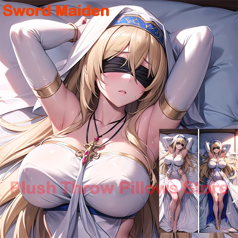 

Dakimakura anime Sword Maiden Double-sided Print Life-size body pillows cover Adult pillowcase