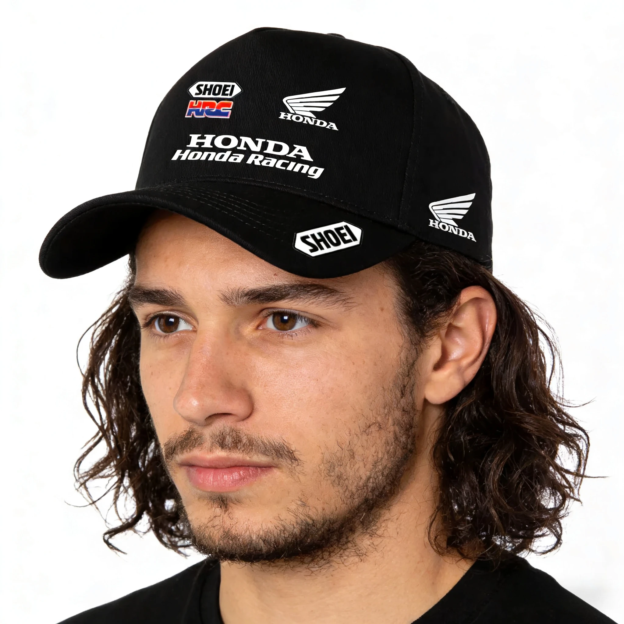 

Бейсбольная кепка Honda Racing для мотоциклов, кепка HRC для Honda CB400 CB650F CBF CRF NC750, регулируемая спортивная повседневная кепка для мужчин и женщин, для активного отдыха