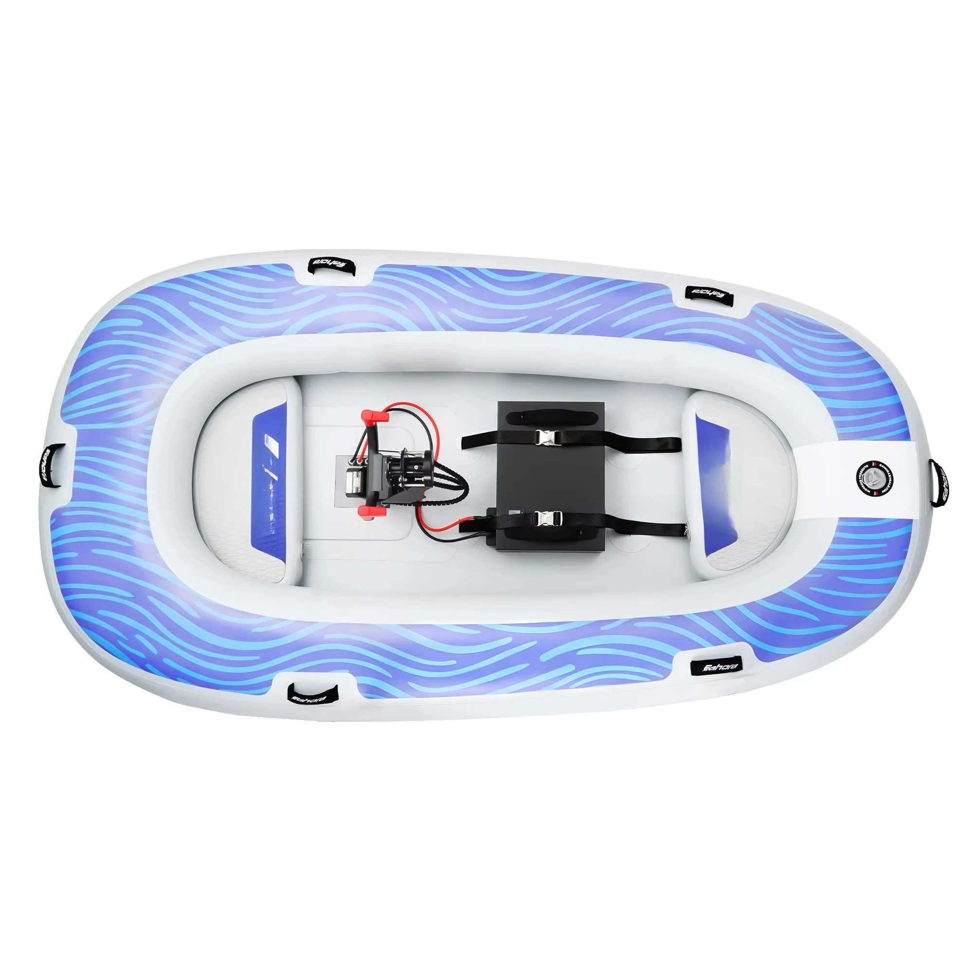 OEM 15kW Electric Inflatable Boat 45km/h High Speed Rechargeable for water sports
