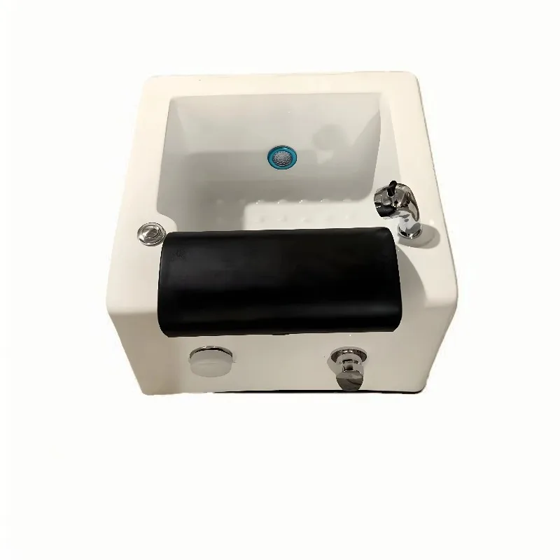 Round /  Square Professional Spa Jet Pedicure Spa Tub with 7 Color LED and Acrylic Foot Massage Tub for Salon & Home Spa