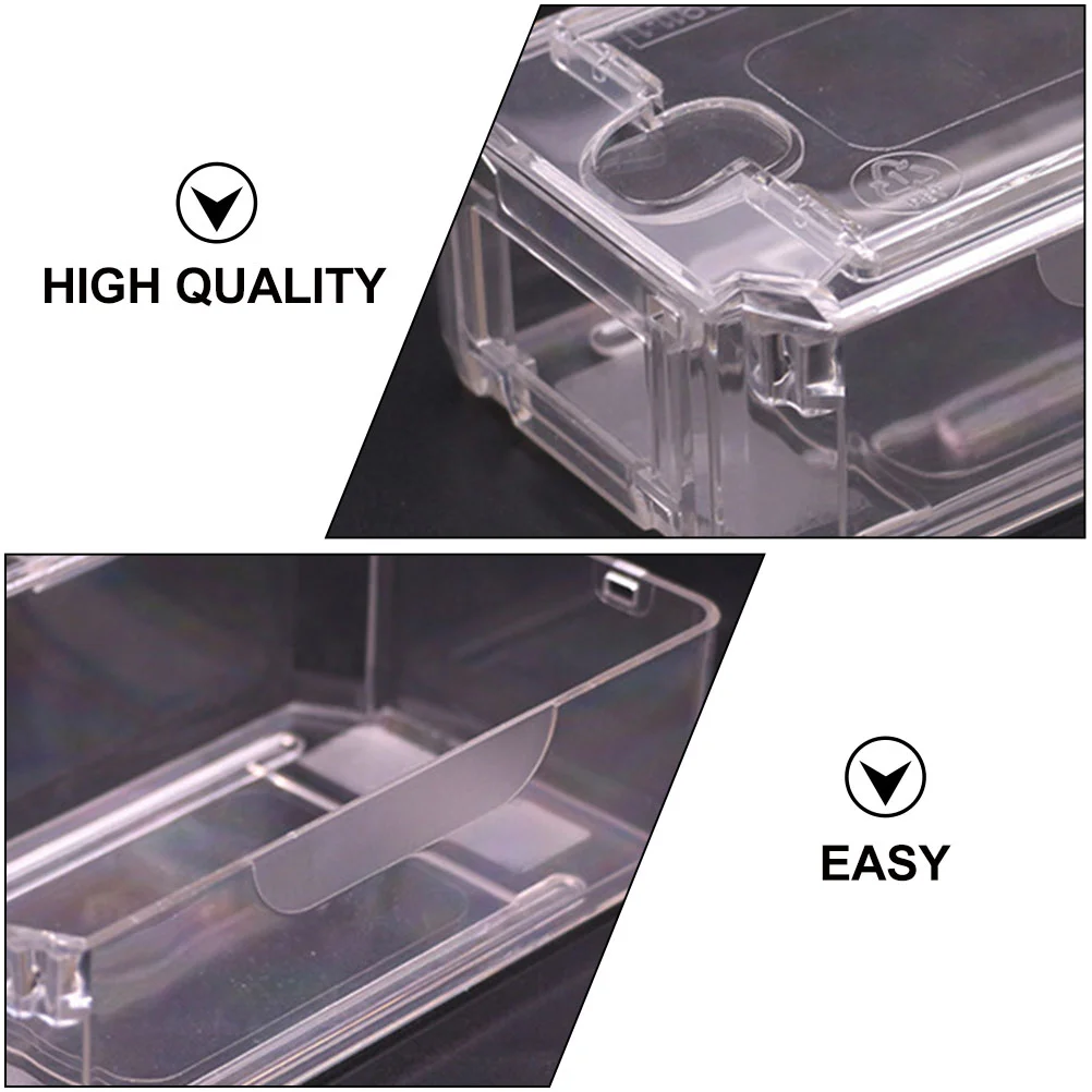 Transparent Watch Box Case Container Storage Vintage Holder Holding Men's Watches Jewelry Organizer