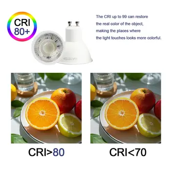 10個裝 Focos GU10 射燈 220V LED燈泡 批發 9W 白色暖光 3000K 6000K 適用於家庭商業建築 10 最佳銷售 GU10 220V LED燈 - №5