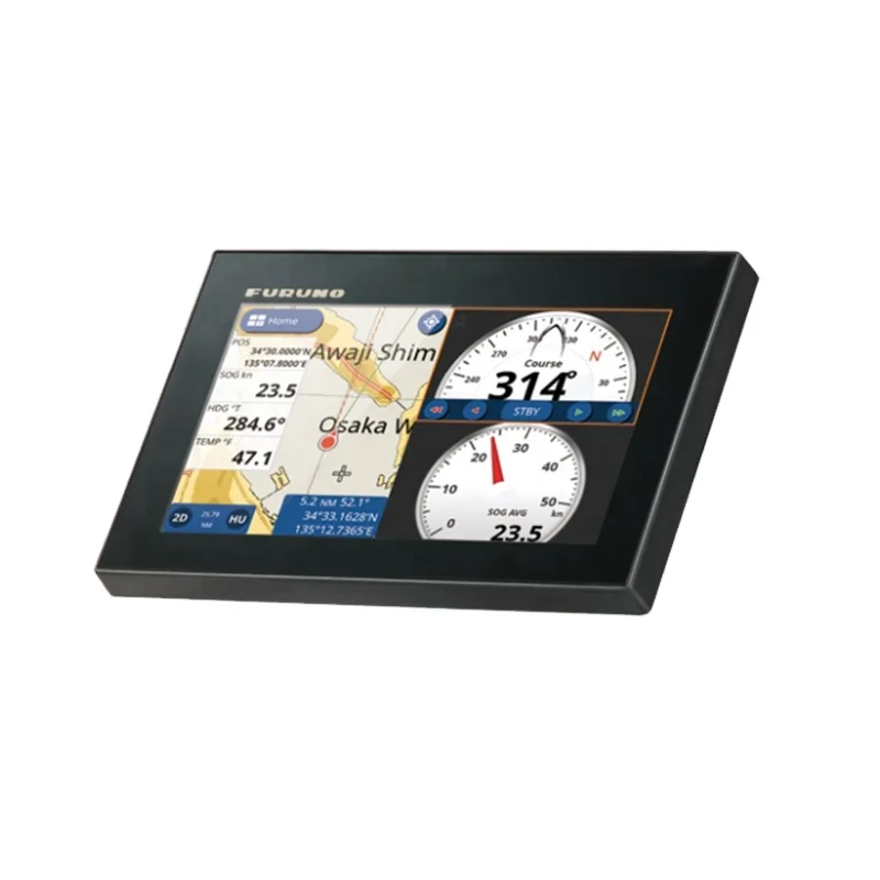 FURUNO GP-1871F 7'' Touch Screen GPS/WAAS Chart Plotter Built in Chirp  Marine Electronics Navigation Communication