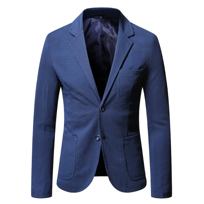 2024 Men's Business Casual Suit, Professional Dress, Foreign Trade Order, Western and Korean Version Slim Fit Suit Coat