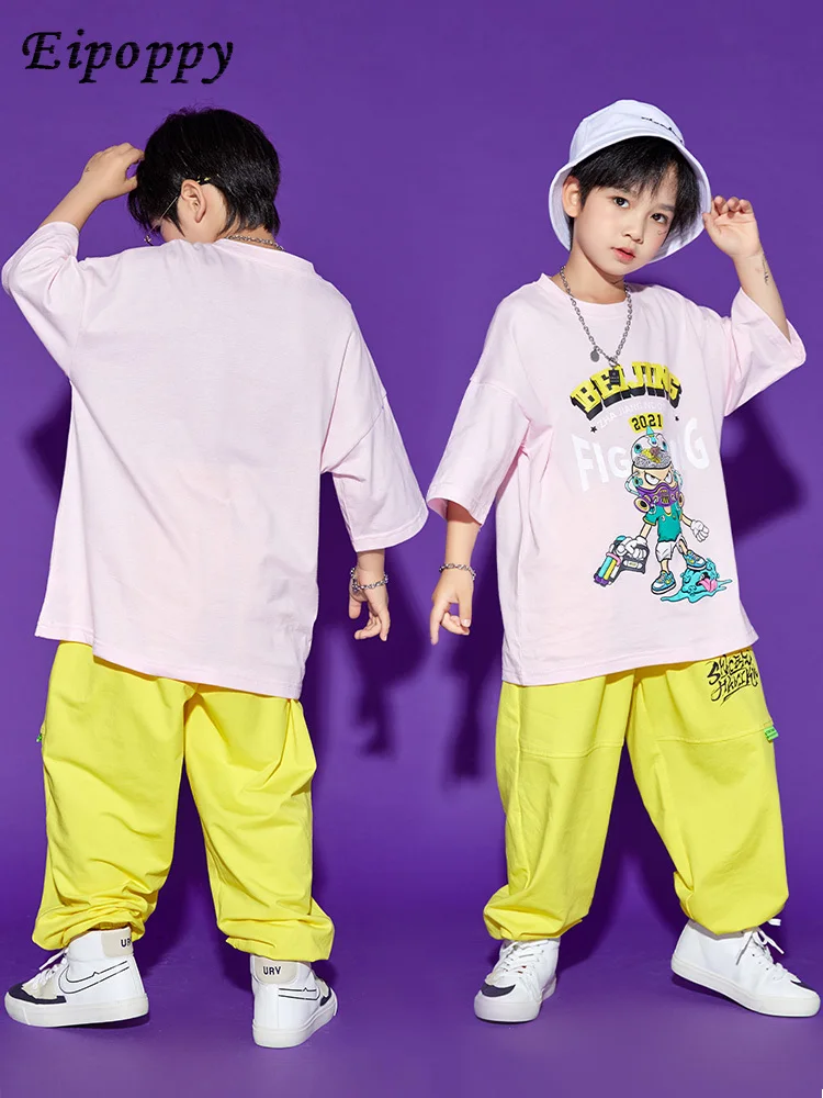 زي الهيب هوب للأطفال ، ملابس أداء للفتيان والفتيات ، ملابس رقص الجاز