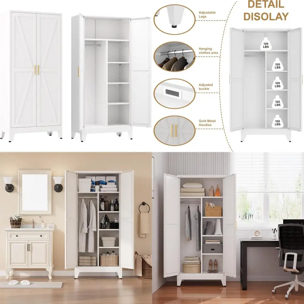 Metal Wardrobe Clos…