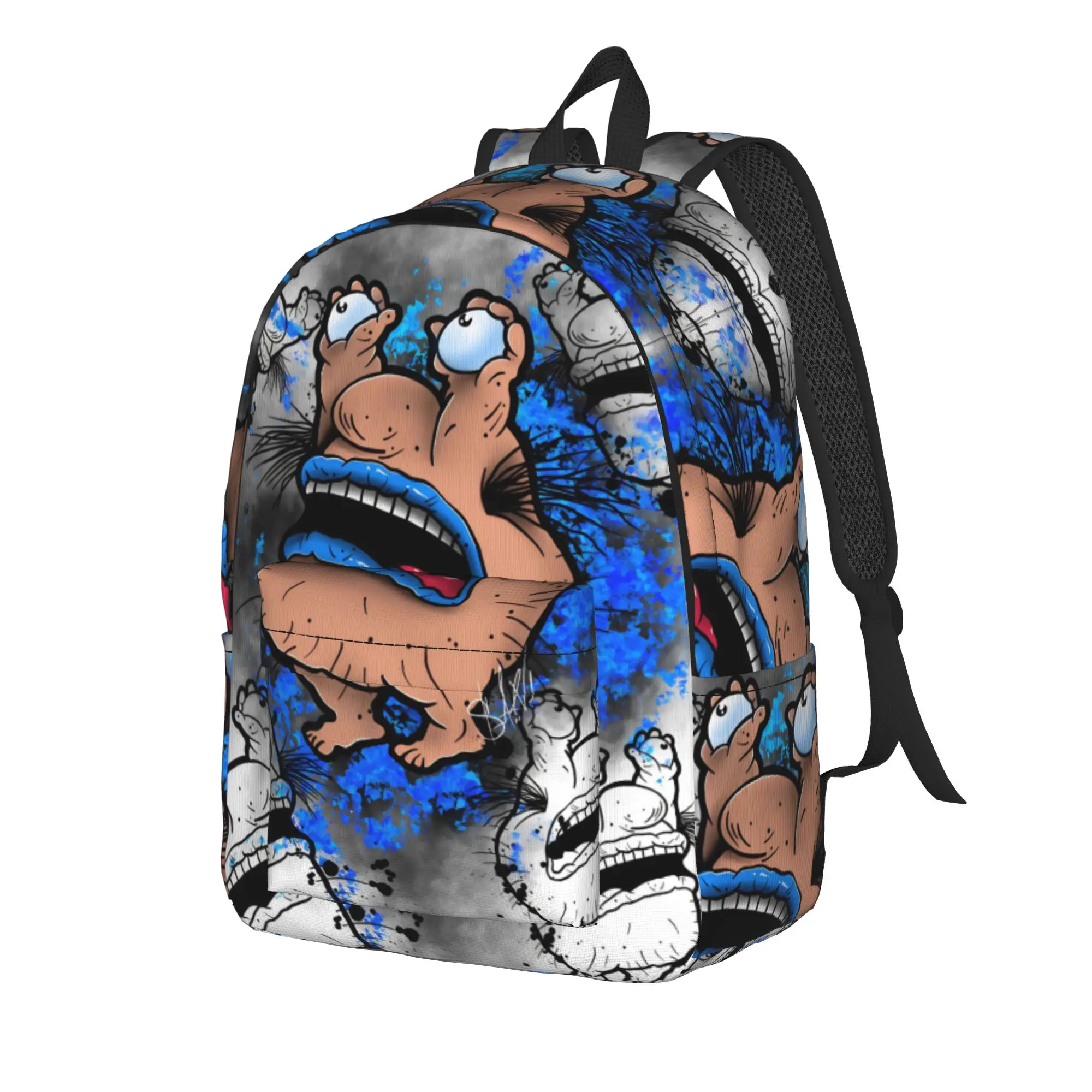 Aaahh Real M-Monsters  Backpack for Men Women Fashion High School Hiking Travel Daypack  Laptop Computer Canvas Bags Durable