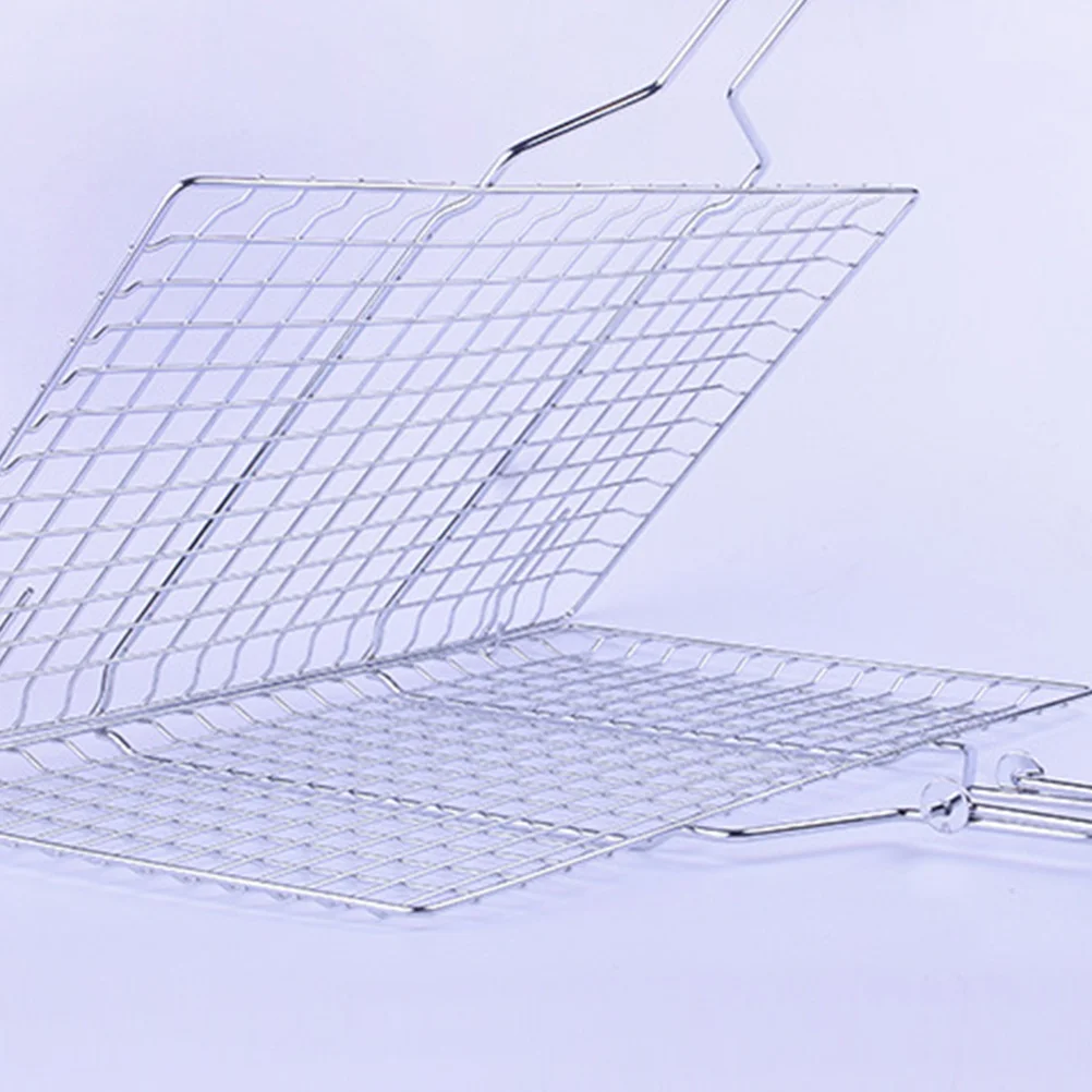

Removable Barbecue Wire Stainless Steel Thicken Grill Outdoor BBQ Supplies Foldable Nonstick Durable Picnic Replacement
