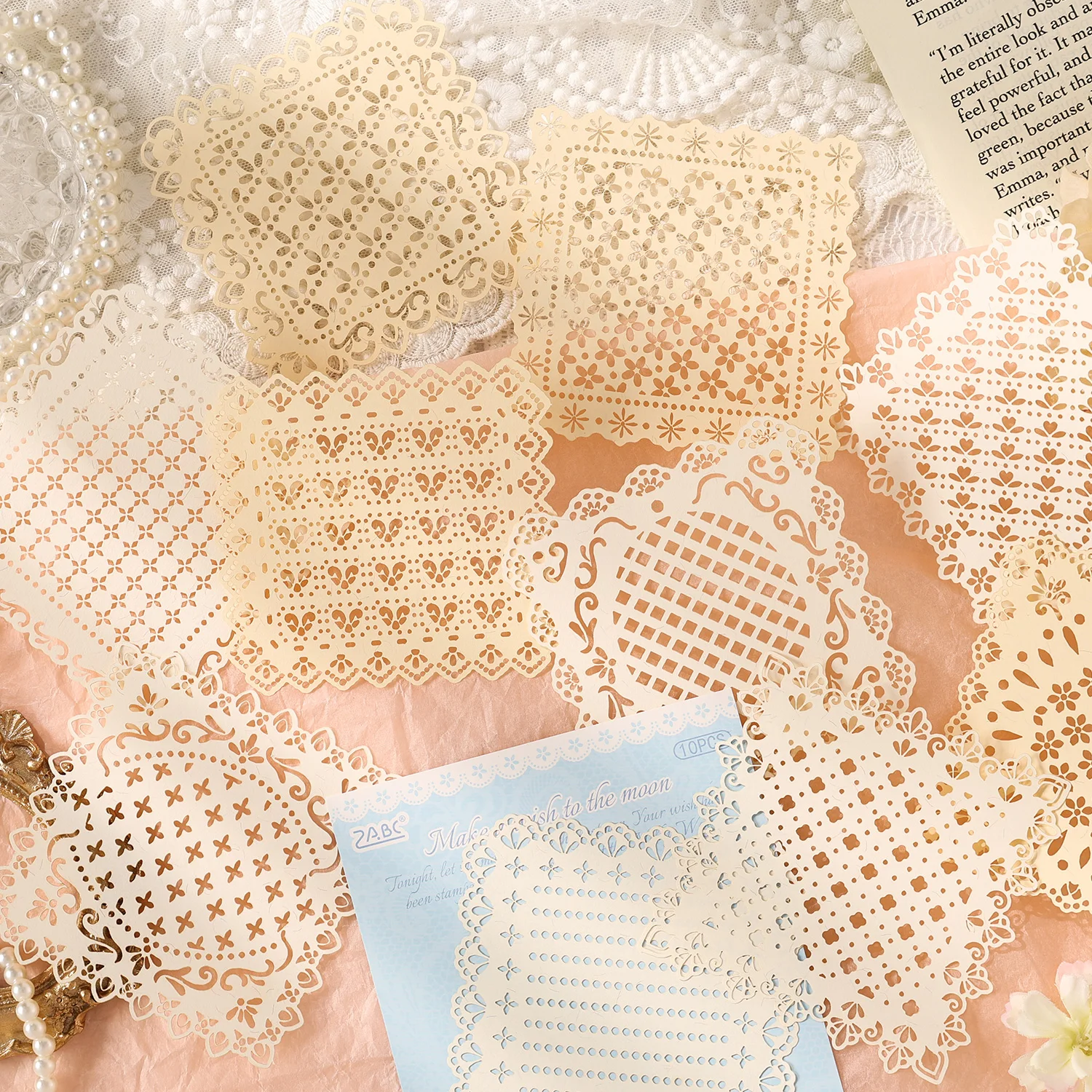 10 Pcs Vintage Lace…