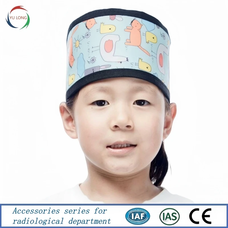 Pediatric Lead Cap for Head CT X-Ray Gamma Ray Radiation Protection 0.5mmpb Adjustable Shield Helmet Children Dental Accessories