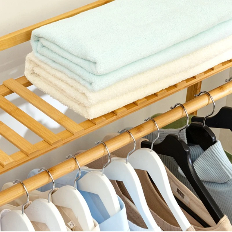 الزاوية شماعات معطف رفوف غرفة نوم الرجعية المنظم المنزل باو معطف رفوف الوقوف الخيزران الأثاث Veшаulka plataforma MHYMJ #4