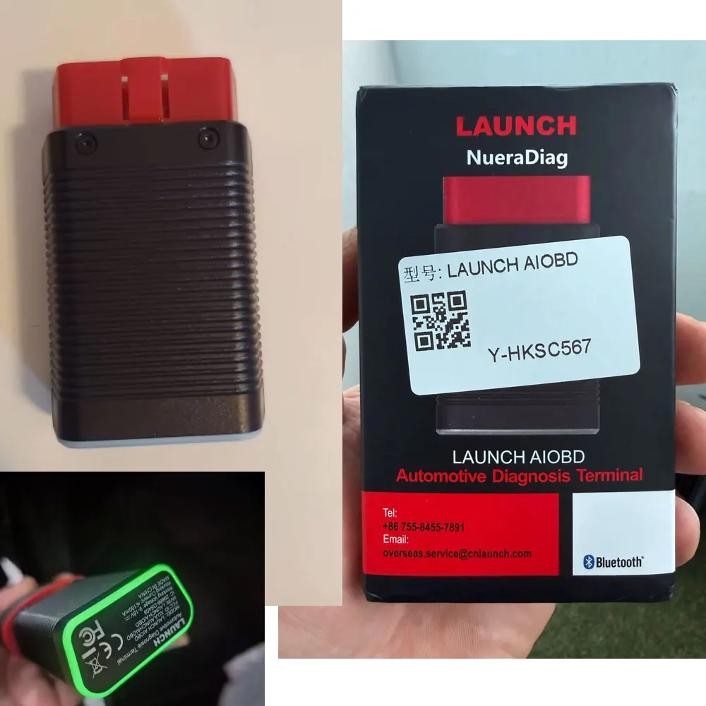 LAUNCH AIOBD NueraDiag Bluetooth-Connector Auto-Diagnosegerät mit vollständiger OBD-Funktion, KI-Bericht, OBD2-Scanner für Android/iOS-Systeme – Detail 8