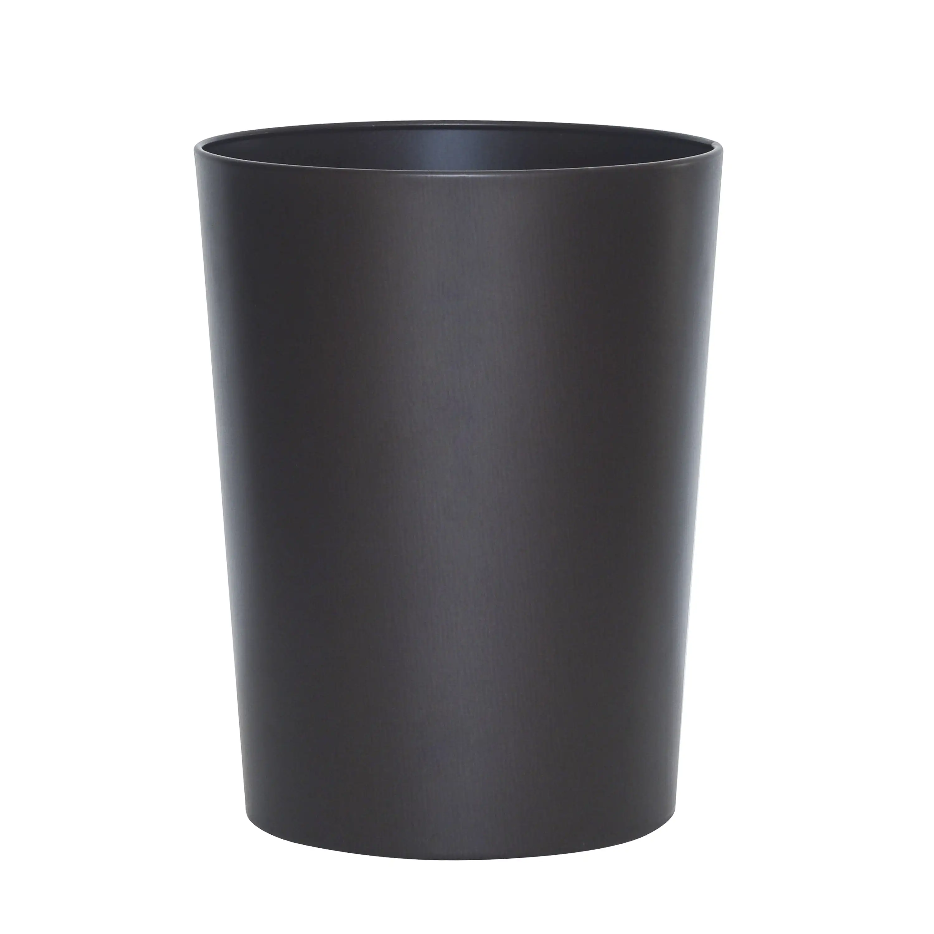 Bronze Metal Bathroom Wastebasket, Decorative, 2.2 gal