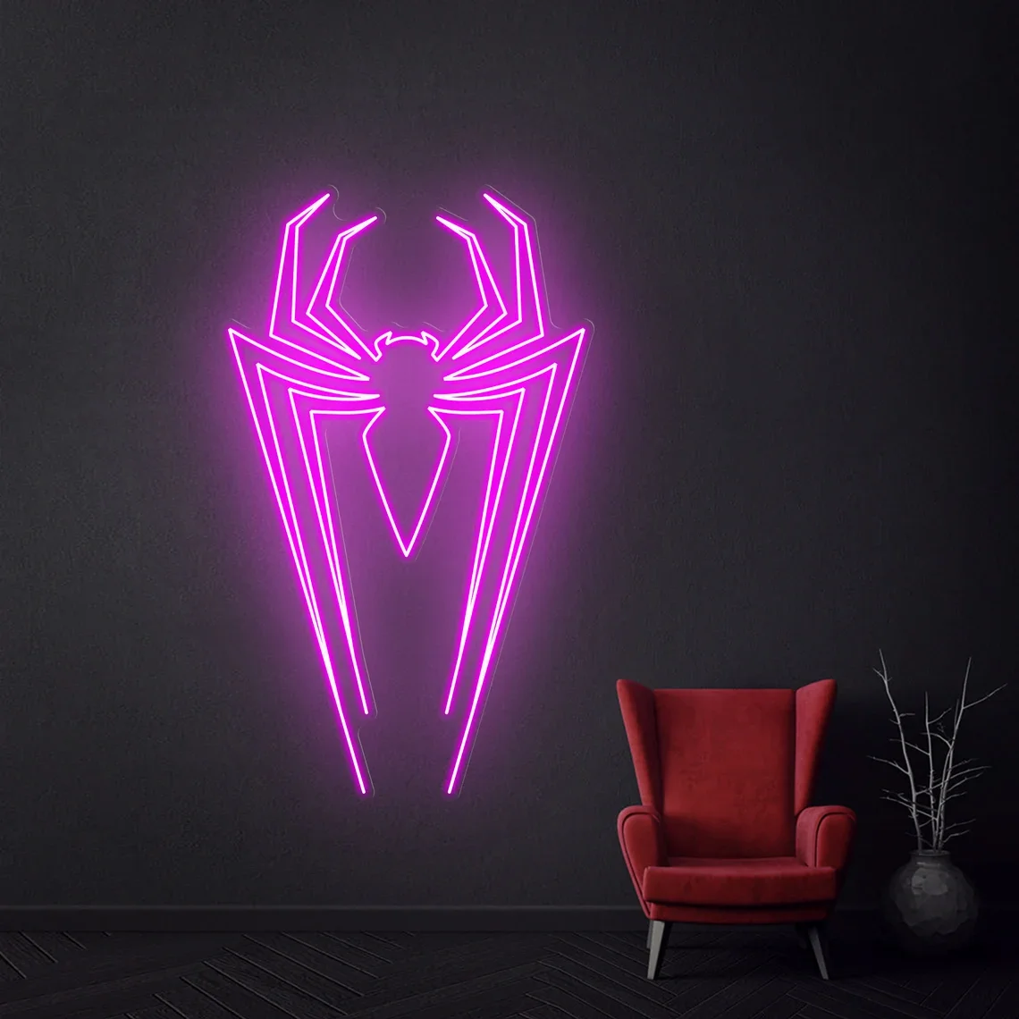 

Spider neon sign, Custom Halloween neon sign, Neon Sign for Bedroom Decoration, Led Spider Sign