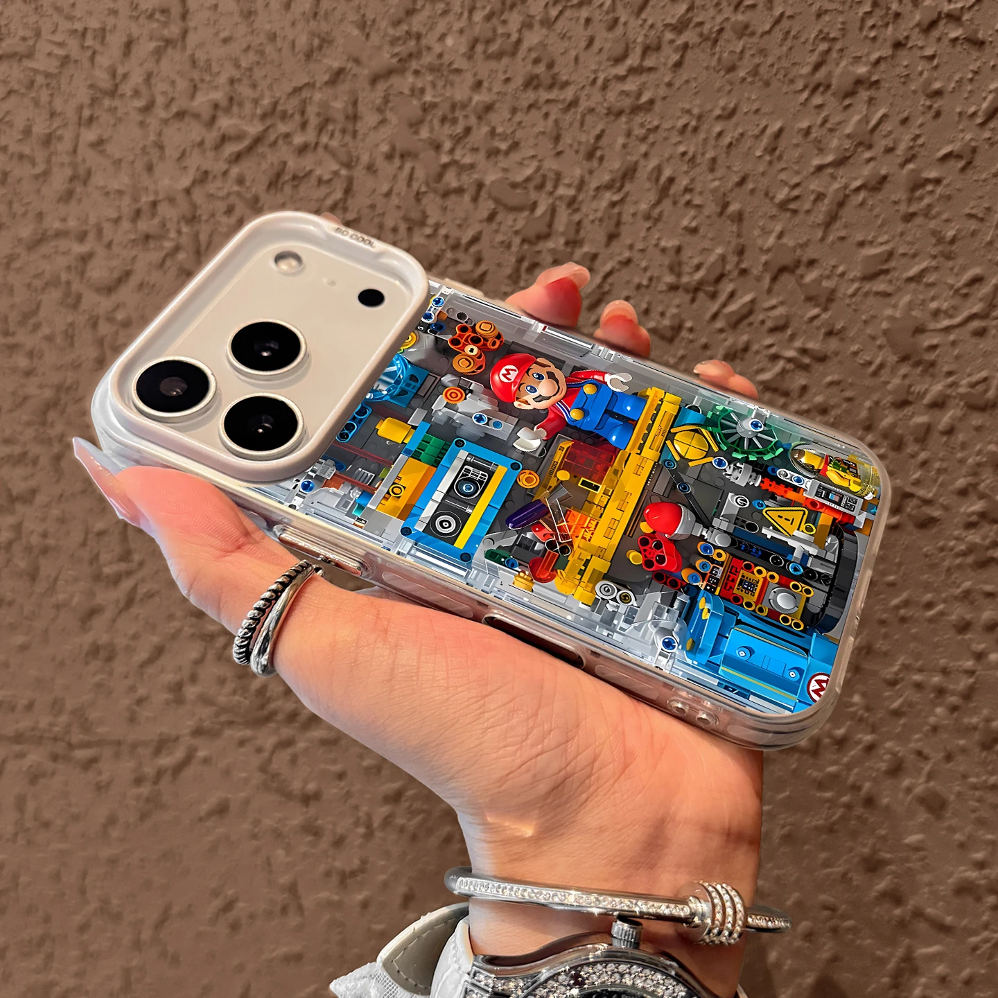 الفاخرة بنة الأنابيب عامل جراب هاتف آيفون 17 برو ماكس 11 12 13 14 15 16 برو 17Air 16 زائد مكافحة قطرة غطاء سيليكون