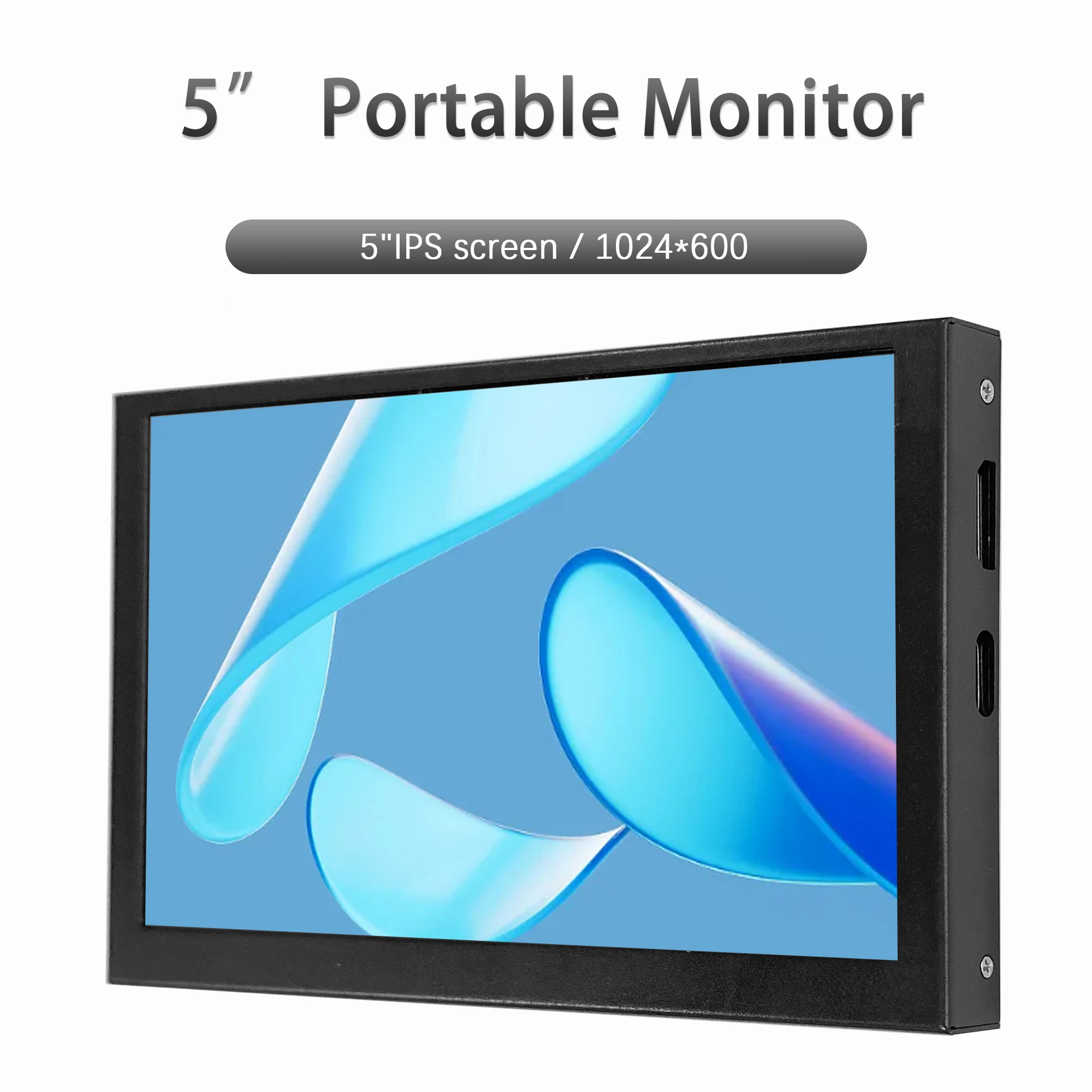 

5-inch 1024 * 600 high-definition HDMI 100% sRGB display IPS module type-c interface touchless portable display